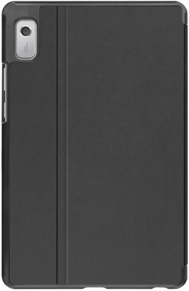 Lenovo Tab M11 Hoes Luxe Tri-Fold Book Case Kunst Leer Zwart afbeelding 8