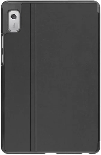 Lenovo Tab M11 Hoes Luxe Tri-Fold Book Case Kunst Leer Zwart afbeelding 8