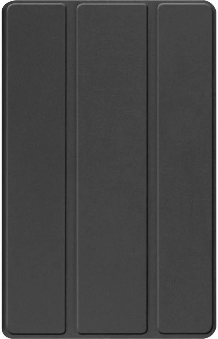 Lenovo Tab M11 Hoes Luxe Tri-Fold Book Case Kunst Leer Zwart afbeelding 9