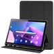 Lenovo Tab M10 HD Gen 2 Hoes Luxe Tri-Fold Book Case Kunst Leer Zwart afbeelding 1
