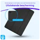 Lenovo Tab M10 HD Gen 2 Hoes Luxe Tri-Fold Book Case Kunst Leer Zwart afbeelding 2