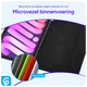 Lenovo Tab M10 HD Gen 2 Hoes Luxe Tri-Fold Book Case Kunst Leer Zwart afbeelding 6