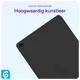 Lenovo Tab M10 HD Gen 2 Hoes Luxe Tri-Fold Book Case Kunst Leer Zwart afbeelding 9