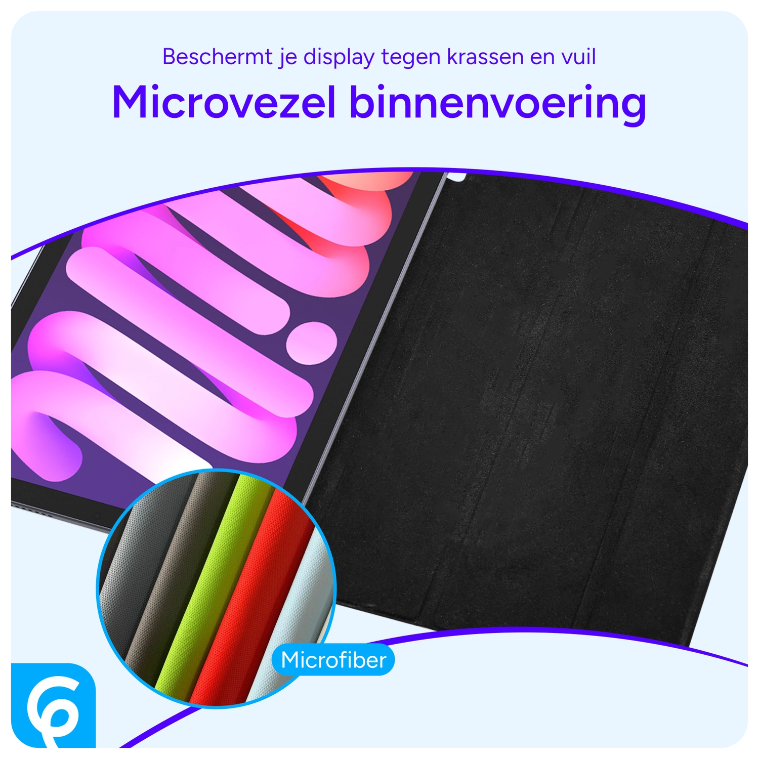 Lenovo Tab P11 Gen 2 Hoes Luxe Tri-Fold Book Case Kunst Leer Zwart afbeelding 3