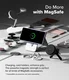 Ringke Silicone Samsung Galaxy S25 Ultra Hoesje MagSafe / Qi2 Back Cover Paars afbeelding 4