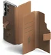 Ringke Folio Grip Wallet Magnetic Samsung Galaxy S25 Ultra Hoesje Bruin afbeelding 1