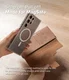 Ringke Folio Grip Wallet Magnetic Samsung Galaxy S25 Ultra Hoesje Bruin afbeelding 2