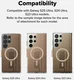 Ringke Folio Grip Wallet Magnetic Samsung Galaxy S25 Ultra Hoesje Bruin afbeelding 3