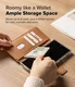 Ringke Folio Grip Wallet Magnetic Samsung Galaxy S25 Ultra Hoesje Bruin afbeelding 4