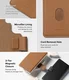 Ringke Folio Grip Wallet Magnetic Samsung Galaxy S25 Ultra Hoesje Bruin afbeelding 8