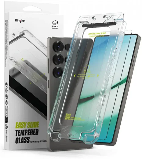 Ringke Easy Slide Samsung Galaxy S25 Ultra Screen Protector met Jig 2-Pack afbeelding 1