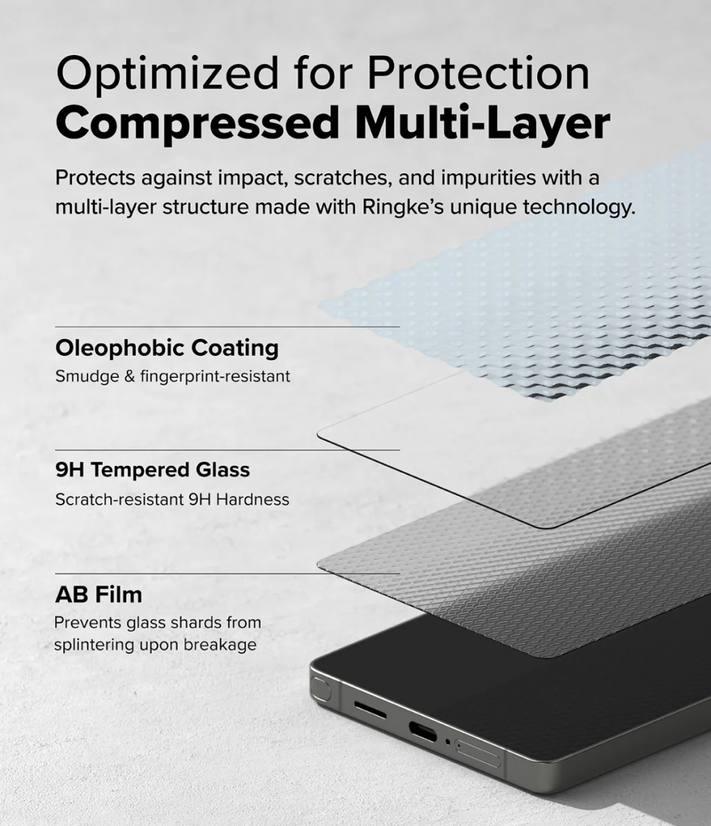 Ringke Easy Slide Samsung Galaxy S25 Ultra Screen Protector met Jig 2-Pack afbeelding 15