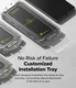 Ringke Easy Slide Samsung Galaxy S25 Ultra Screen Protector met Jig 2-Pack afbeelding 9