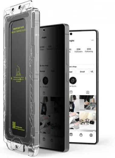 Ringke Easy Slide Privacy Samsung Galaxy S25 Ultra Screen Protector Jig 2-Pack afbeelding 2