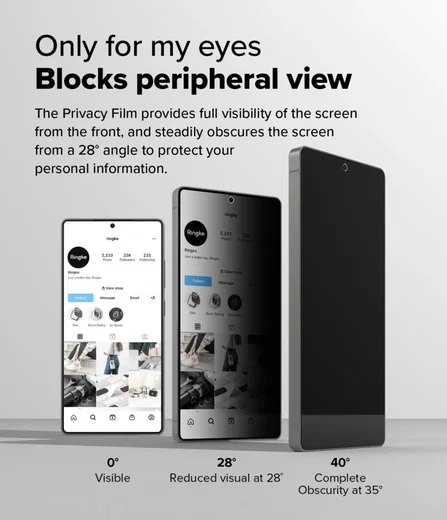 Ringke Easy Slide Privacy Samsung Galaxy S25 Ultra Screen Protector Jig 2-Pack afbeelding 5