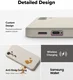 Ringke Silicone Samsung Galaxy S25 Plus Hoesje MagSafe / Qi2 Back Cover Grijs afbeelding 10