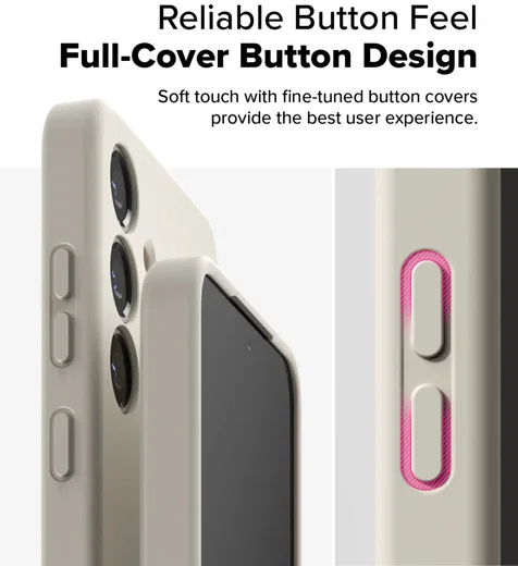Ringke Silicone Samsung Galaxy S25 Plus Hoesje MagSafe / Qi2 Back Cover Grijs afbeelding 9
