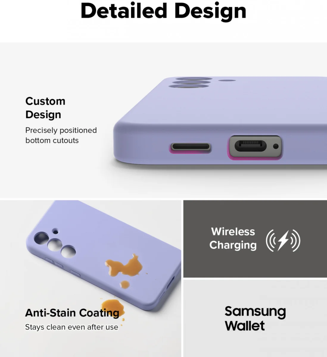Ringke Silicone Samsung Galaxy S25 Plus Hoesje MagSafe / Qi2 Back Cover Paars afbeelding 10