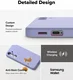 Ringke Silicone Samsung Galaxy S25 Plus Hoesje MagSafe / Qi2 Back Cover Paars afbeelding 10