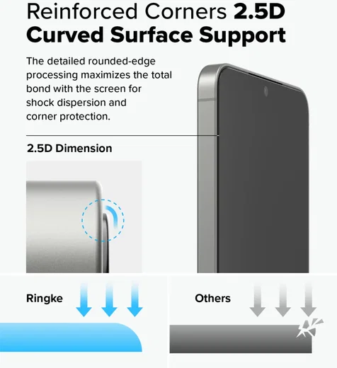 Ringke Easy Slide Privacy Samsung Galaxy S25 Plus/S24 Plus Screen Protector Jig afbeelding 12
