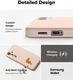 Ringke Silicone Samsung Galaxy S25 Hoesje MagSafe / Qi2 Back Cover Roze afbeelding 10