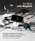 Ringke Silicone Samsung Galaxy S25 Hoesje MagSafe / Qi2 Back Cover Roze afbeelding 7