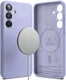 Ringke Silicone Samsung Galaxy S25 Hoesje MagSafe / Qi2 Back Cover Paars afbeelding 1