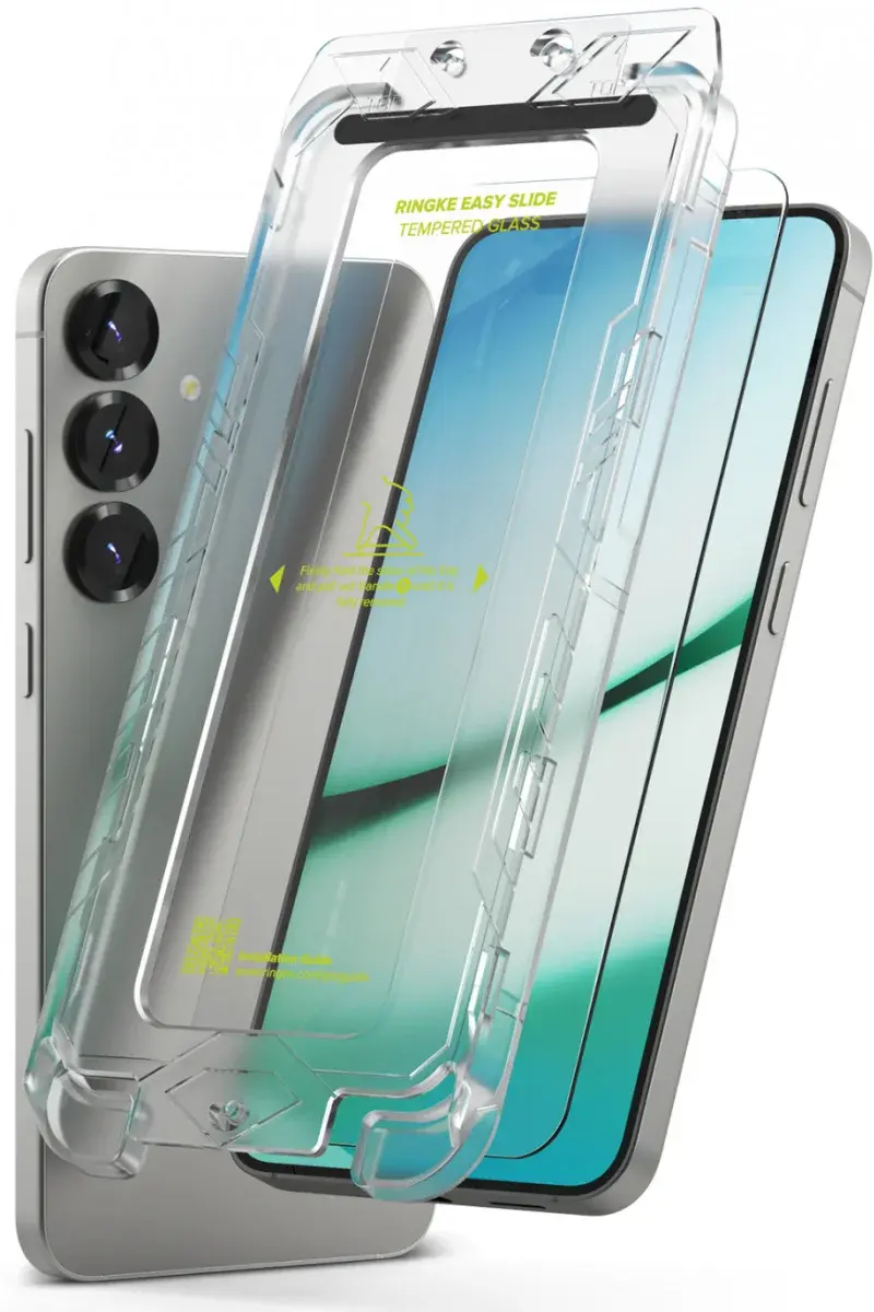 Ringke Easy Slide Samsung Galaxy S24 / S25 Screen Protector met Jig 2-Pack afbeelding 2