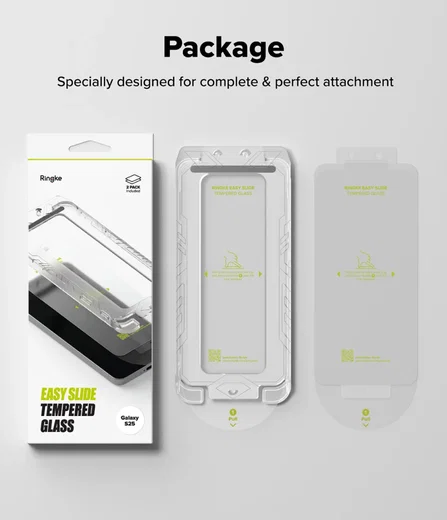 Ringke Easy Slide Samsung Galaxy S24 / S25 Screen Protector met Jig 2-Pack afbeelding 7