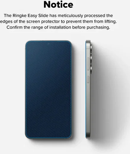 Ringke Easy Slide Privacy Samsung Galaxy S24 / S25 Screen Protector Jig 2-Pack afbeelding 16