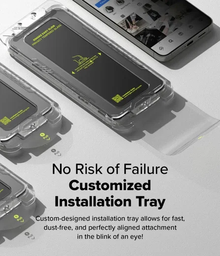 Ringke Easy Slide Privacy Samsung Galaxy S24 / S25 Screen Protector Jig 2-Pack afbeelding 5