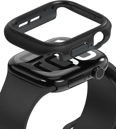 Ringke Onyx - Apple Watch 11/10 46MM Hoesje - Bumper Case Zwart afbeelding 1