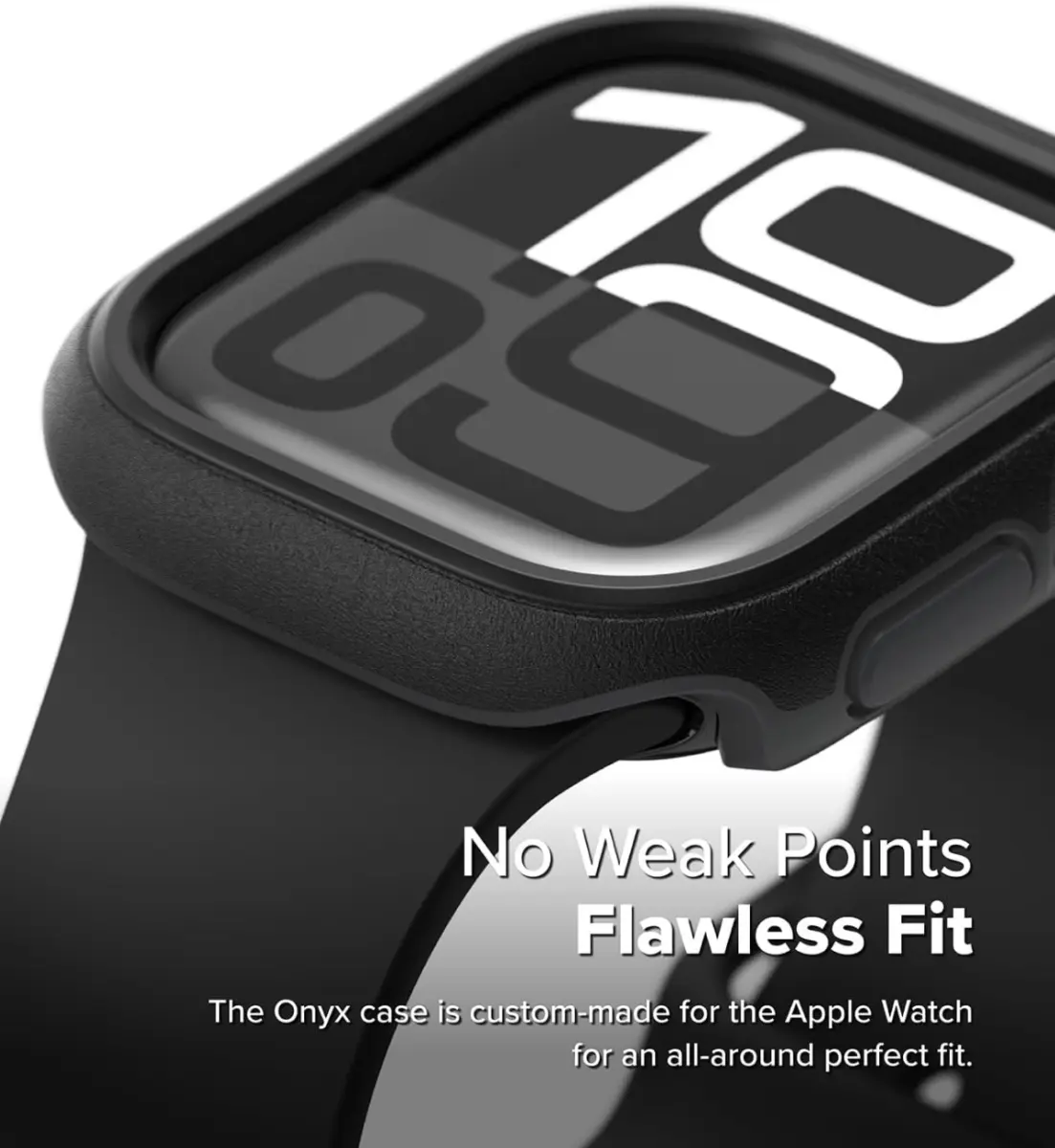 Ringke Onyx - Apple Watch 11/10 46MM Hoesje - Bumper Case Zwart afbeelding 7