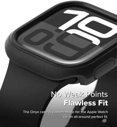 Ringke Onyx - Apple Watch 11/10 46MM Hoesje - Bumper Case Zwart afbeelding 7