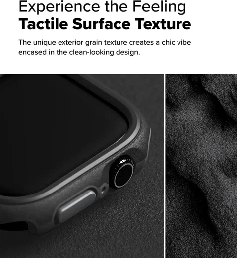 Ringke Onyx - Apple Watch 11/10 46MM Hoesje - Bumper Case Zwart afbeelding 8
