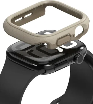 Ringke Onyx - Apple Watch 11/10 46MM Hoesje - Bumper Case Sand