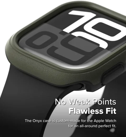 Ringke Onyx - Apple Watch 11/10 46MM Hoesje - Bumper Case Groen afbeelding 6