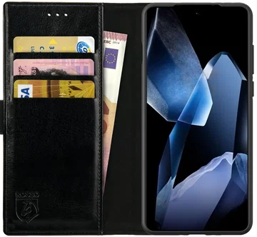 Rosso Element OnePlus 13R Hoesje Book Case Wallet Zwart