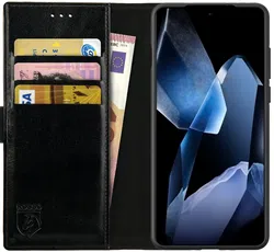 Rosso Element OnePlus 13R Hoesje Book Case Wallet Zwart afbeelding