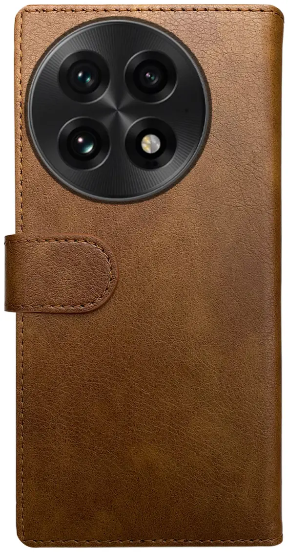 Rosso Element OnePlus 13R Hoesje Book Case Wallet Bruin afbeelding 2