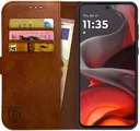 Rosso Element Motorola Moto G15 / G15 Power Hoesje Book Case Wallet Bruin