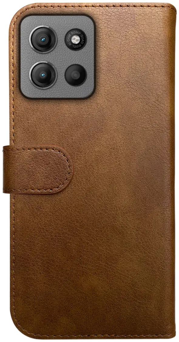 Rosso Element Motorola Moto G15 / G15 Power Hoesje Book Case Wallet Bruin afbeelding 2