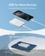 Anker MagGo 15W Slim Qi2 / MagSafe Powerbank met USB-C Poort 10.000mAh Wit afbeelding 6