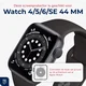 Rosso Apple Watch 4/5/6/SE 44MM Tempered Glass - Screen Protector Tray 2-Pack afbeelding 5