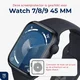 Rosso Apple Watch 7/8/9 45MM Tempered Glass - Screenprotector 2-Pack afbeelding 5
