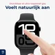 Rosso - Apple Watch 11 / 10 46MM Tempered Glass - met Installatietray (2-Pack) afbeelding 6