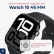Rosso - Apple Watch 11 / 10 46MM Tempered Glass - met Installatietray (2-Pack) afbeelding 5