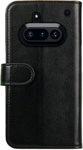 Rosso Element Nothing Phone (3a) Hoesje Book Case Wallet Zwart afbeelding 2