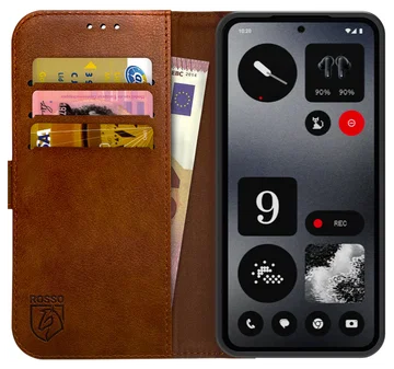 Rosso Element Nothing CMF Phone 2 Pro Hoesje Book Case Wallet Bruin
