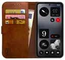 Rosso Element Nothing CMF Phone 2 Pro Hoesje Book Case Wallet Bruin